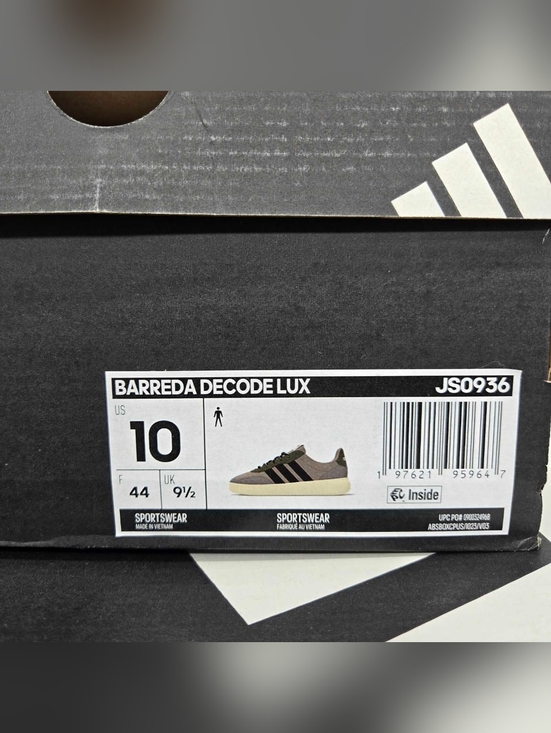 adidas Men\'s Barreda Decode JS0936 Blanch Cargo Black Shoes Size 10 New main image 5